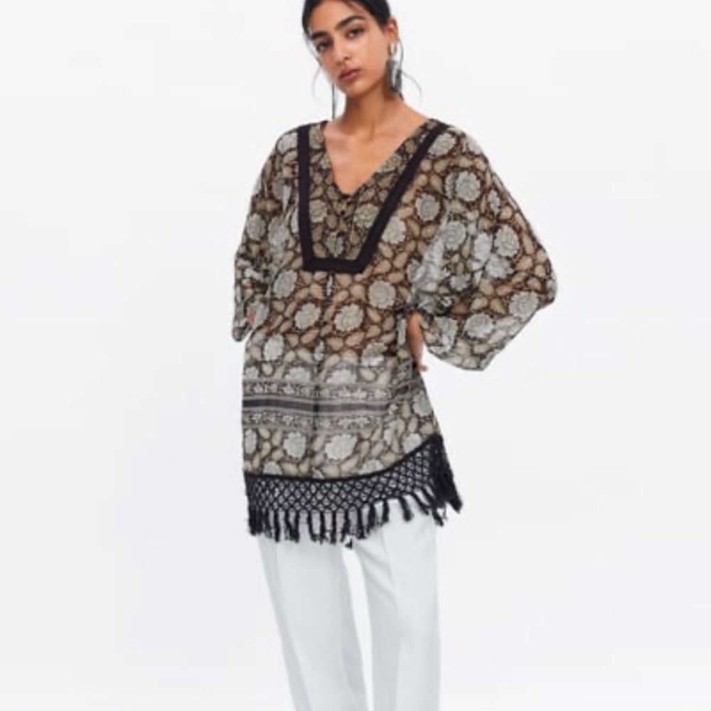 Chiffon tunic